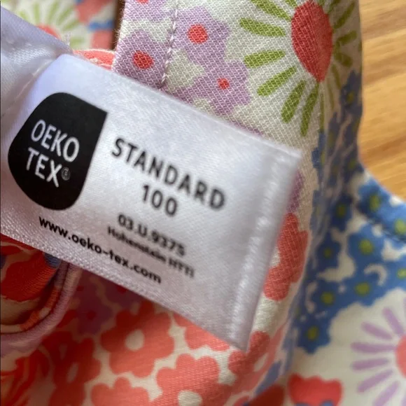 Hanna Andersson - Baby Print Crossback Dress & Bloomer Set in Sea Daisy - Picture 5 of 12